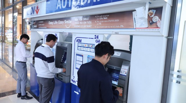 Chuyển tiền tại cây ATM thuộc hệ thống BIDV 